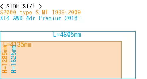 #S2000 type S MT 1999-2009 + XT4 AWD 4dr Premium 2018-